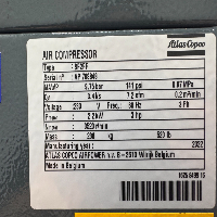 Atlas Copco SF2 FF Oil-free Scroll Air compressor image 2